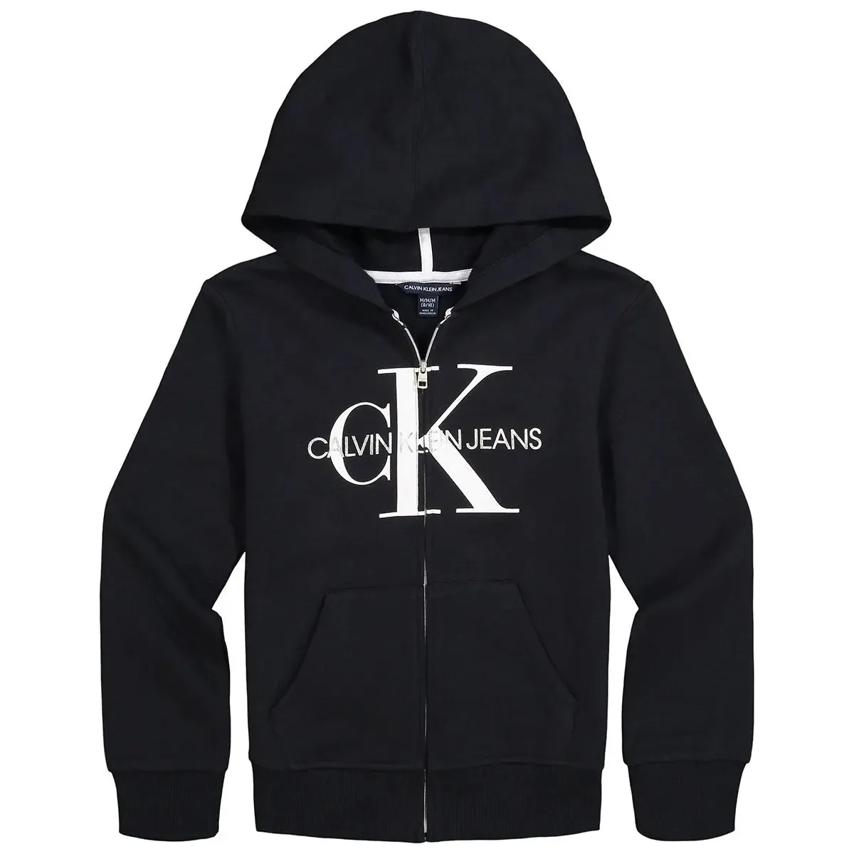 Calvin Klein Big Girl's Monogram Logo Hoodie