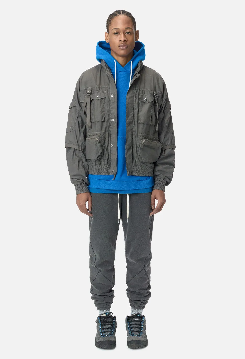 Canopy Parachute Jacket / Charcoal