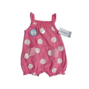 Carter's Pink Crab Romper (New Born) | Brand New |