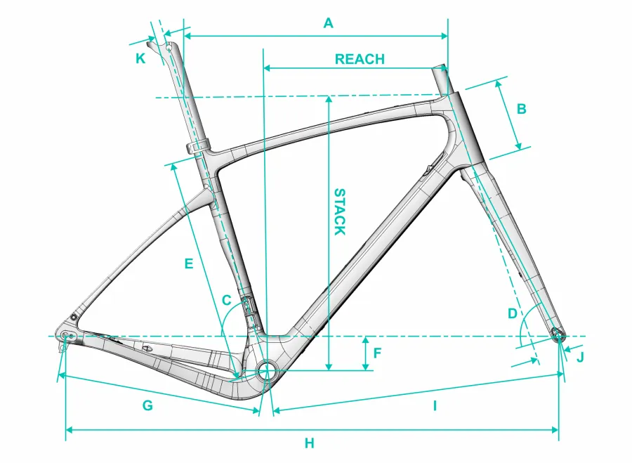 Chapter2 AO Gravel Disc Brake Frameset - Black UD/Gold Koura