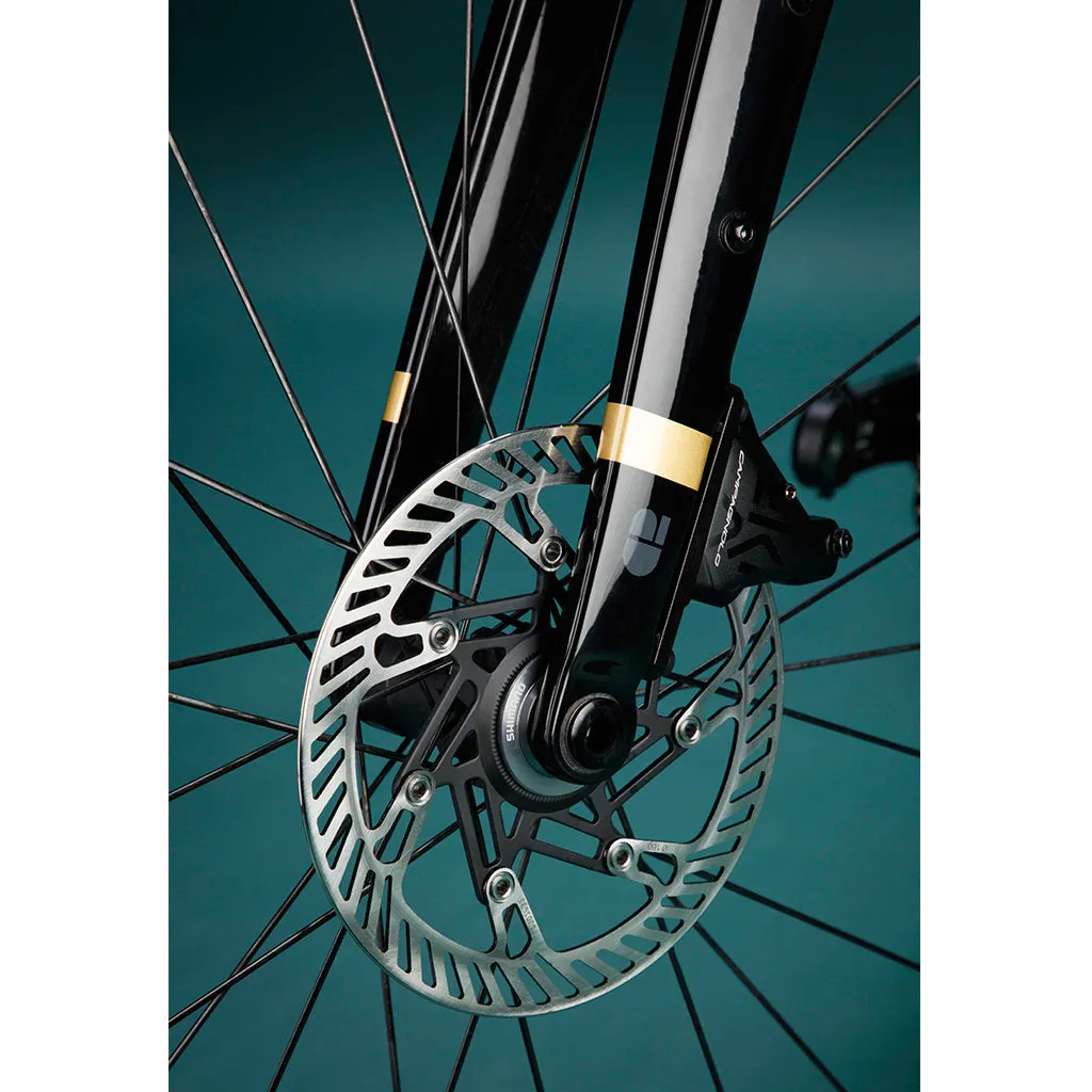 Chapter2 AO Gravel Disc Brake Frameset - Black UD/Gold Koura