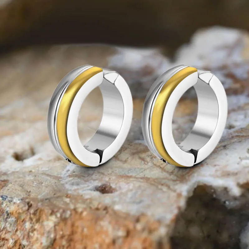 Classic Double Layered Stainless Steel Ear Cuffs