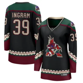 Connor Ingram Arizona Coyotes Fanatics Branded Women's 2021/22 Home Breakaway Jersey - Black