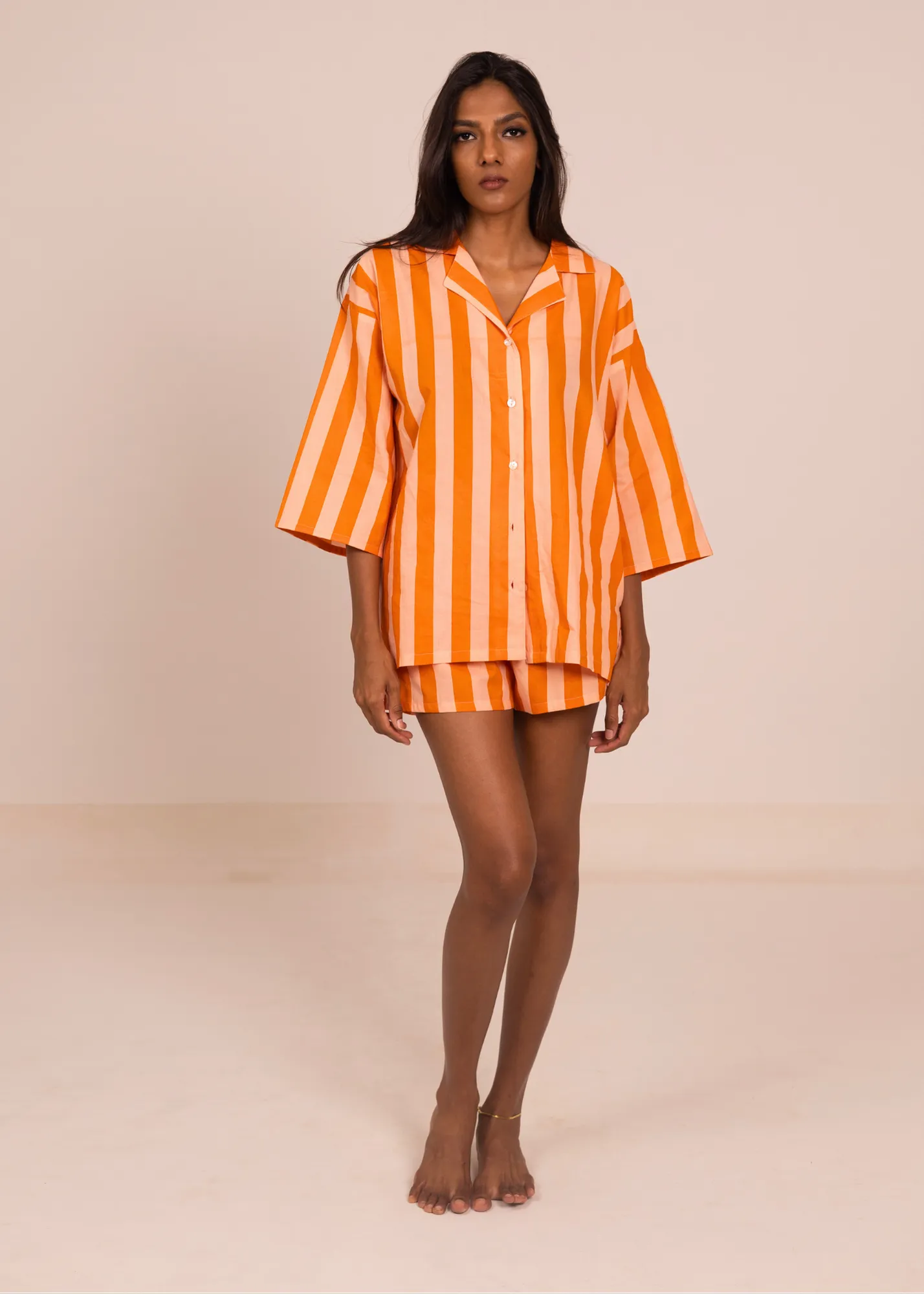 Ela Shorts - Sunset Stripes