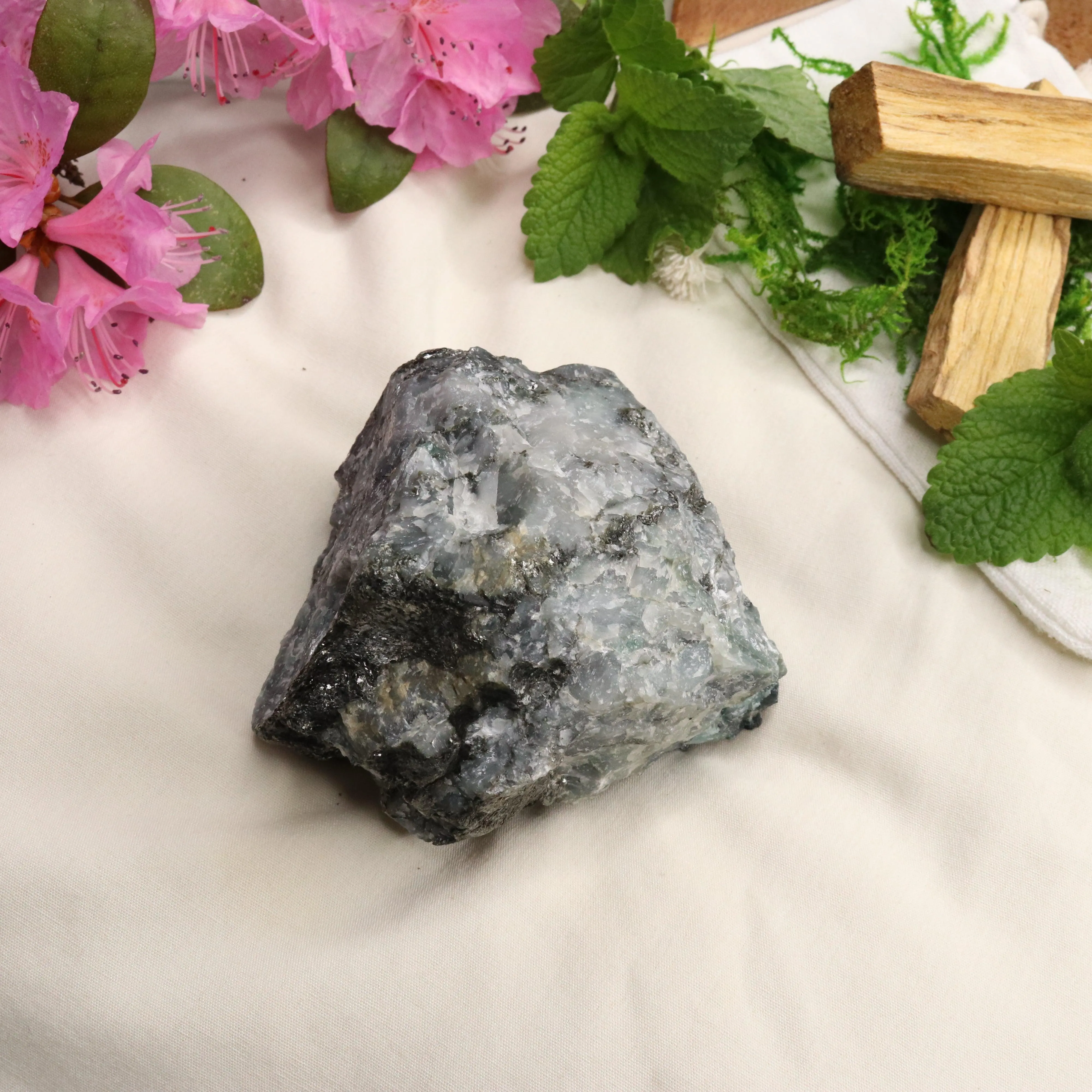 Emerald Rough ~ Heart Chakra Healing