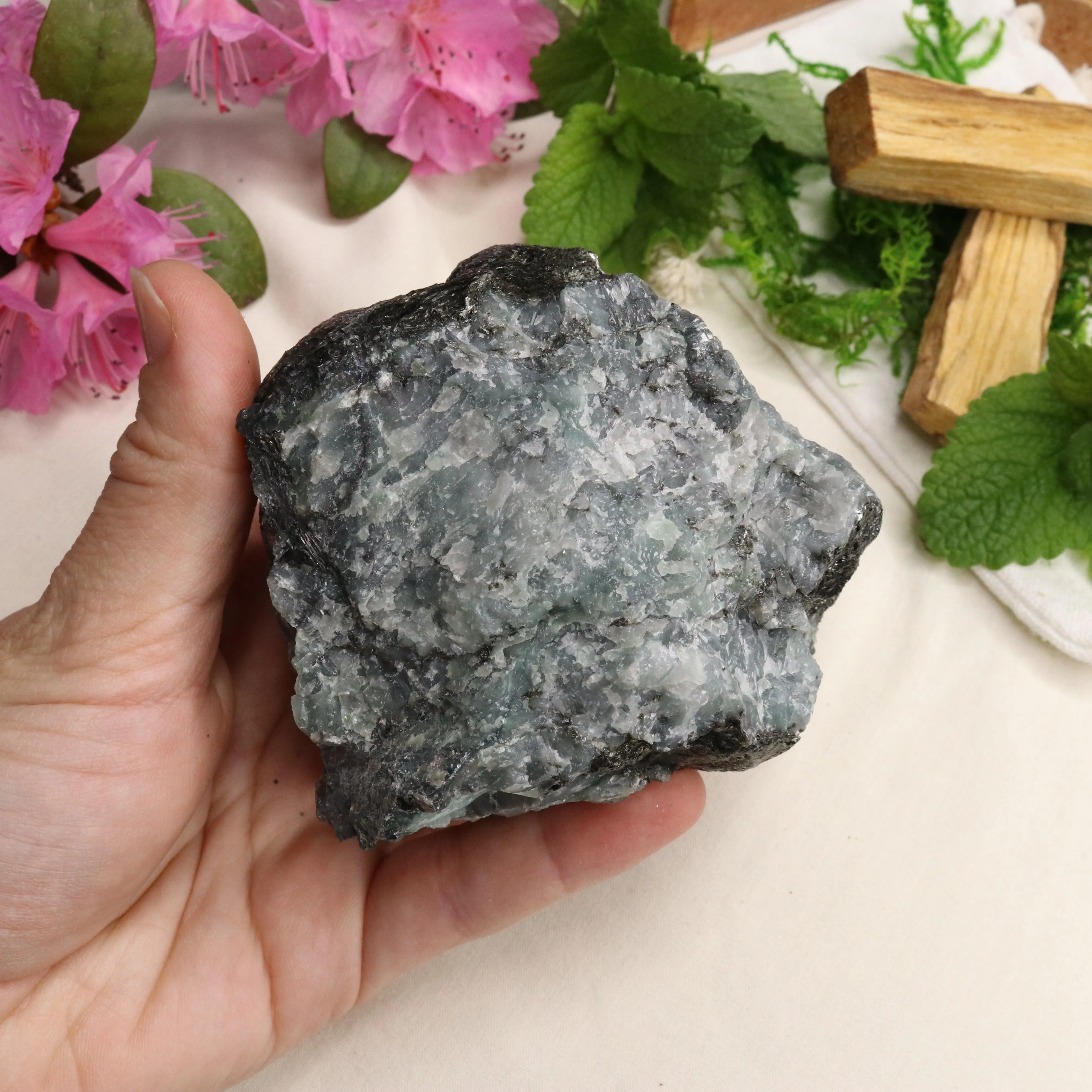 Emerald Rough ~ Heart Chakra Healing