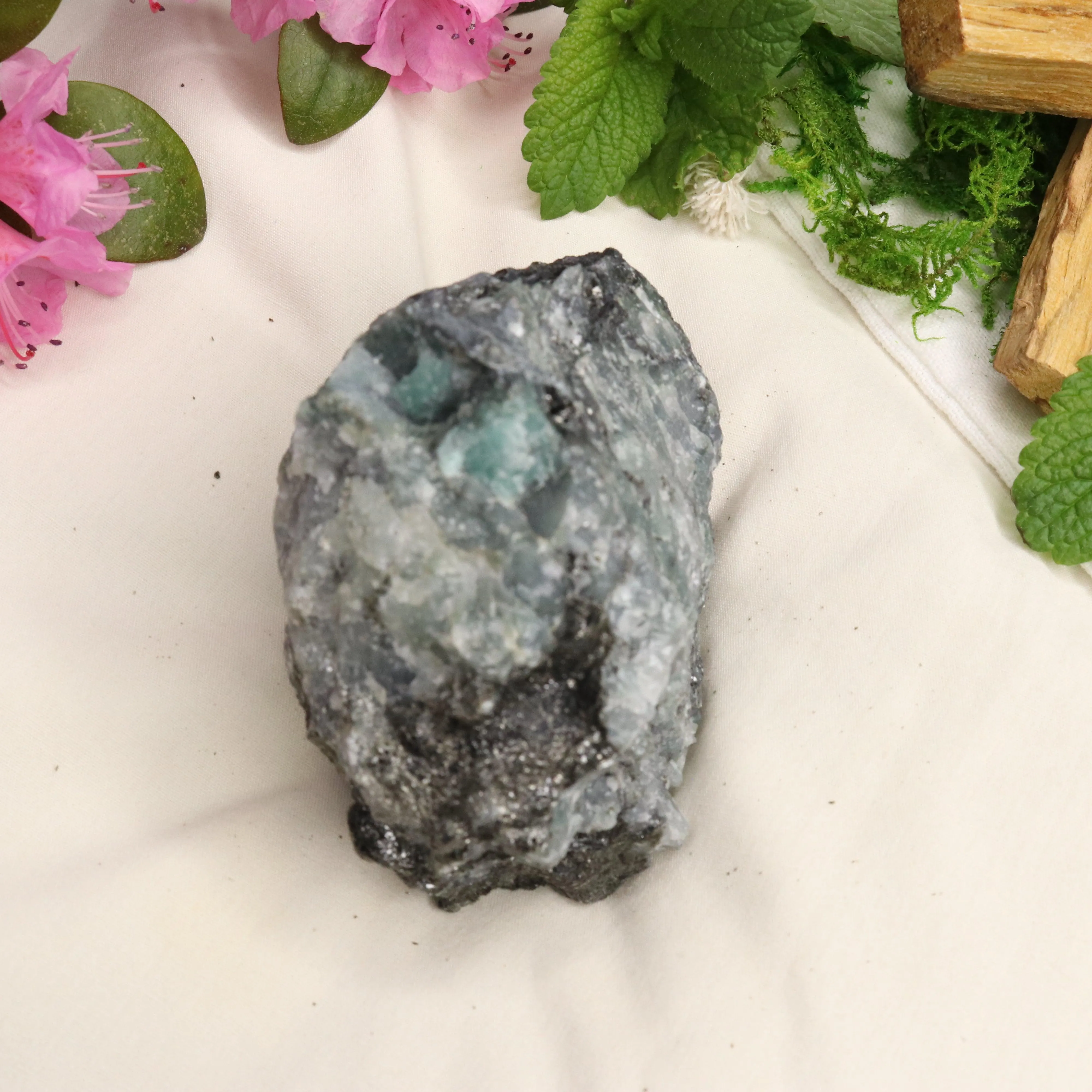 Emerald Rough ~ Heart Chakra Healing