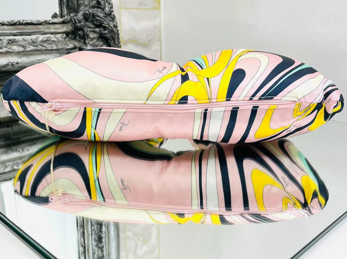 Emilio Pucci Onde Print Travel Pillow