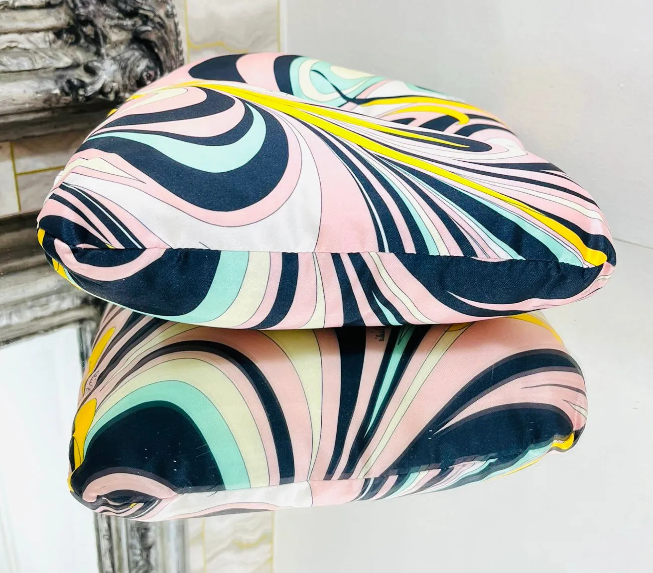 Emilio Pucci Onde Print Travel Pillow