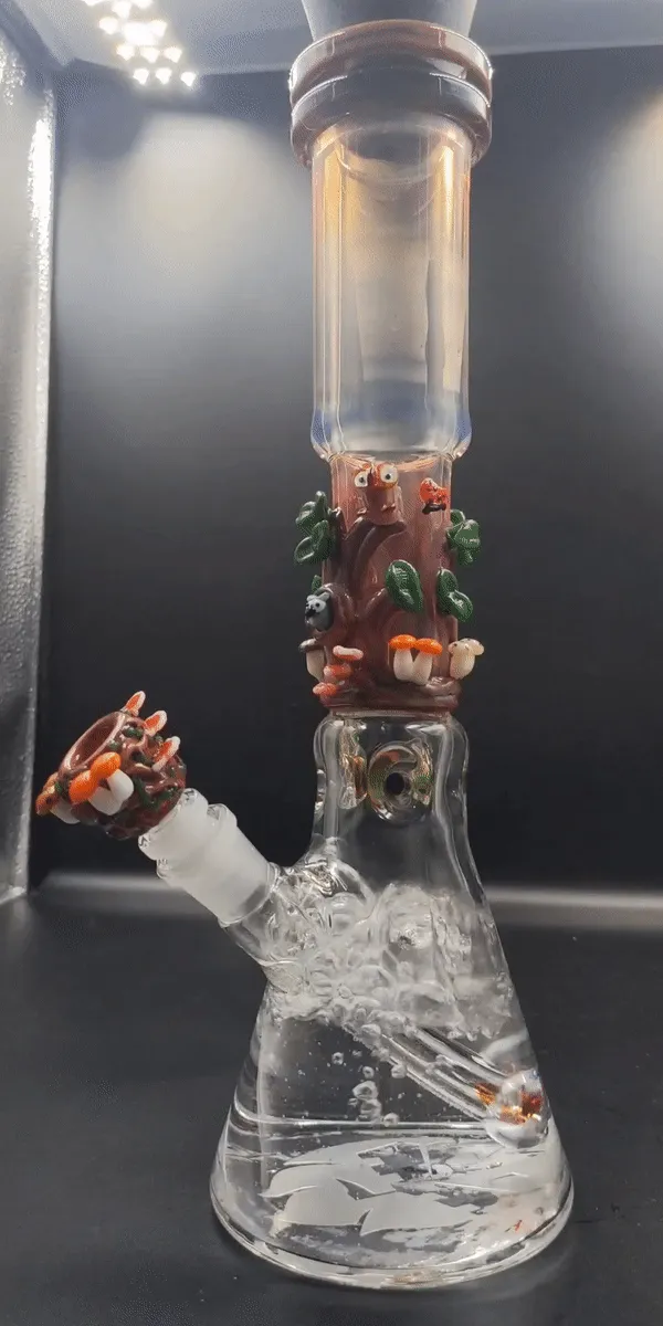 Empire Glassworks Flagship Water Pipe - Hootie's Forest