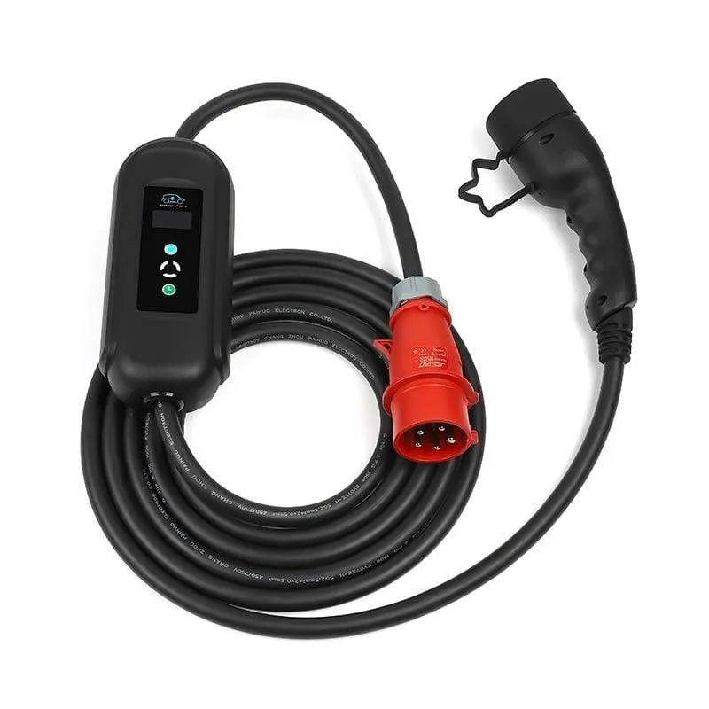 EV Charger Type 2 11kw Fast Charging Replaceable Exchangeable Plug 3 Phase EVSE Portable Chademo