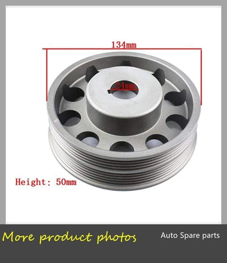 For Subaru EJ20 WRX STI Impreza Liberty Crank Shaft Case Harmonic Balancer Pulley Wheel  CP-SBEJ20GY