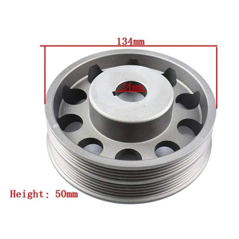 For Subaru EJ20 WRX STI Impreza Liberty Crank Shaft Case Harmonic Balancer Pulley Wheel  CP-SBEJ20GY