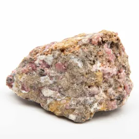 Garnet - Pink, Rough w/ Vesuvianite