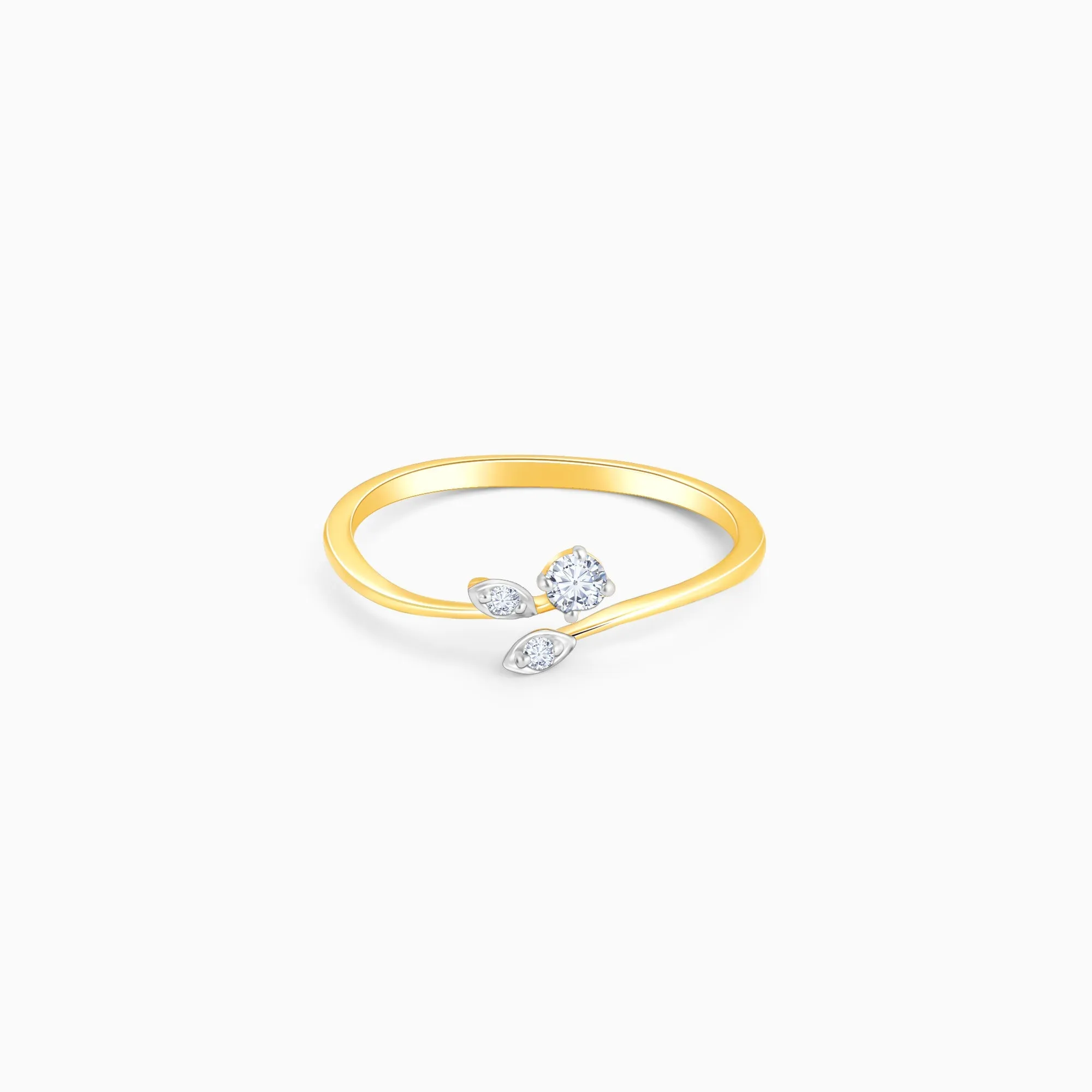 Gold Simplicity Diamond Ring