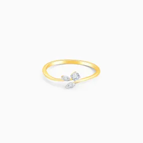 Gold Simplicity Diamond Ring