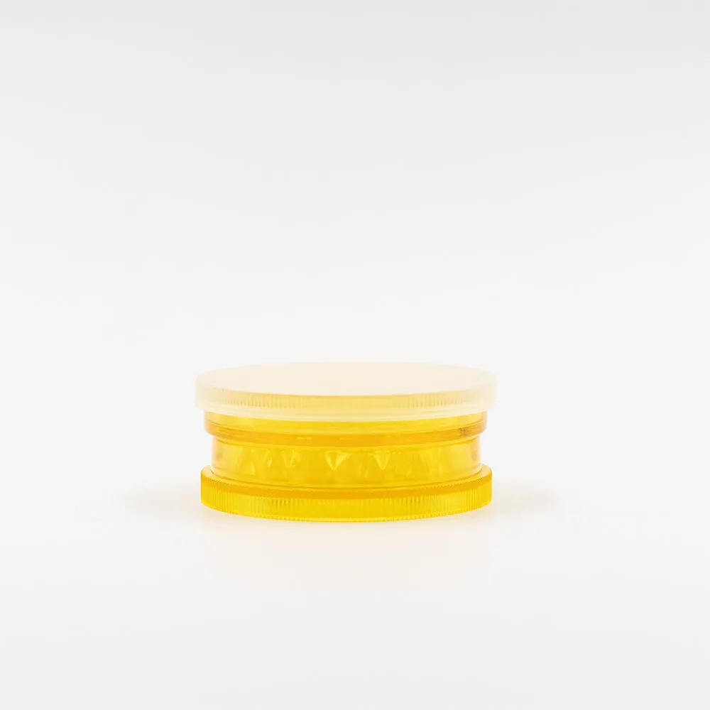 GRINDER - ACRYLIC 62mm D x 26mm 2 PART PLUS CAP