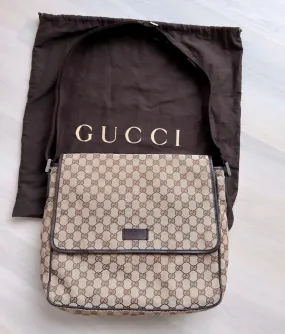 Gucci GG monogram messenger bag