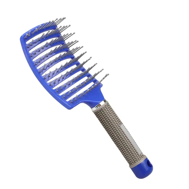 Hair Brush Scalp Massage Comb Hairbrush Bristle&amp;Nylon Women Wet Curly Detangle Hair Brush for Salon Hairdressing Styling Tools