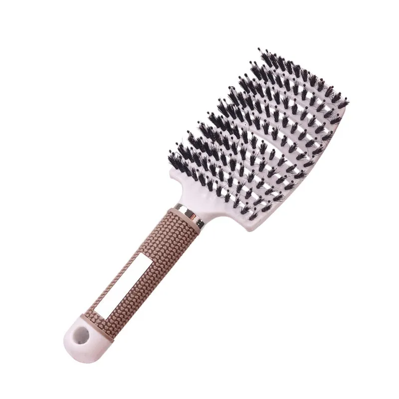 Hair Brush Scalp Massage Comb Hairbrush Bristle&amp;Nylon Women Wet Curly Detangle Hair Brush for Salon Hairdressing Styling Tools