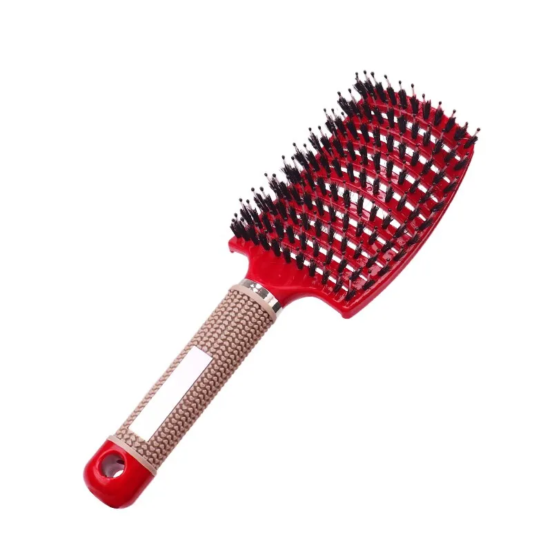 Hair Brush Scalp Massage Comb Hairbrush Bristle&amp;Nylon Women Wet Curly Detangle Hair Brush for Salon Hairdressing Styling Tools