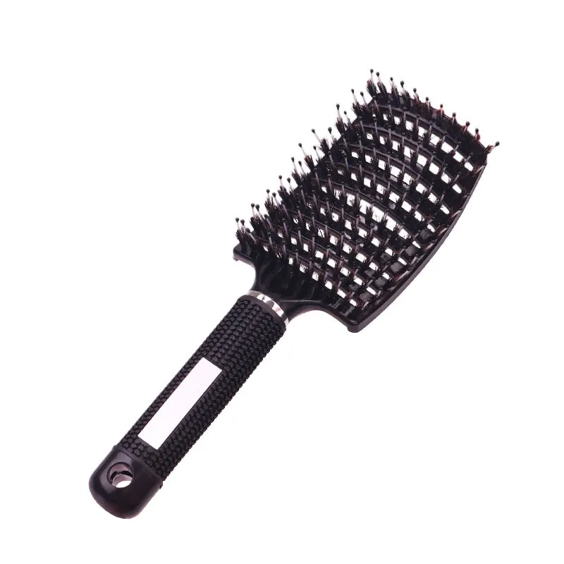 Hair Brush Scalp Massage Comb Hairbrush Bristle&amp;Nylon Women Wet Curly Detangle Hair Brush for Salon Hairdressing Styling Tools