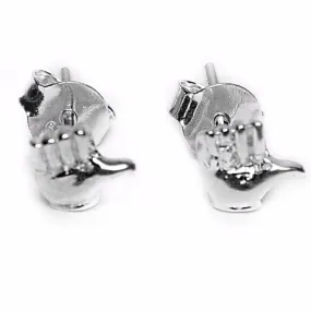 Hands Thumbs Up Stud Earrings