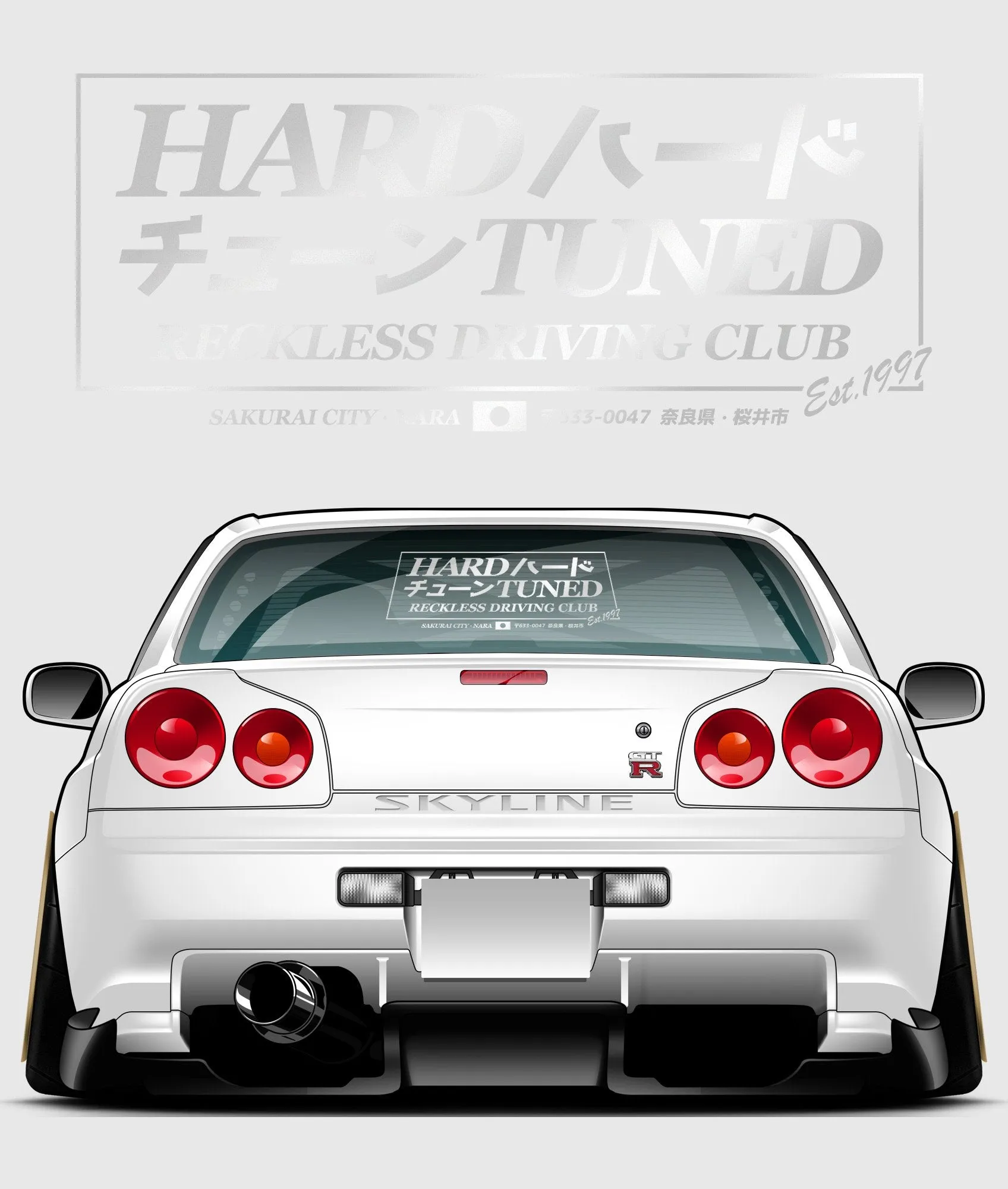 HardTuned Reckless Driving Club - XL Slap