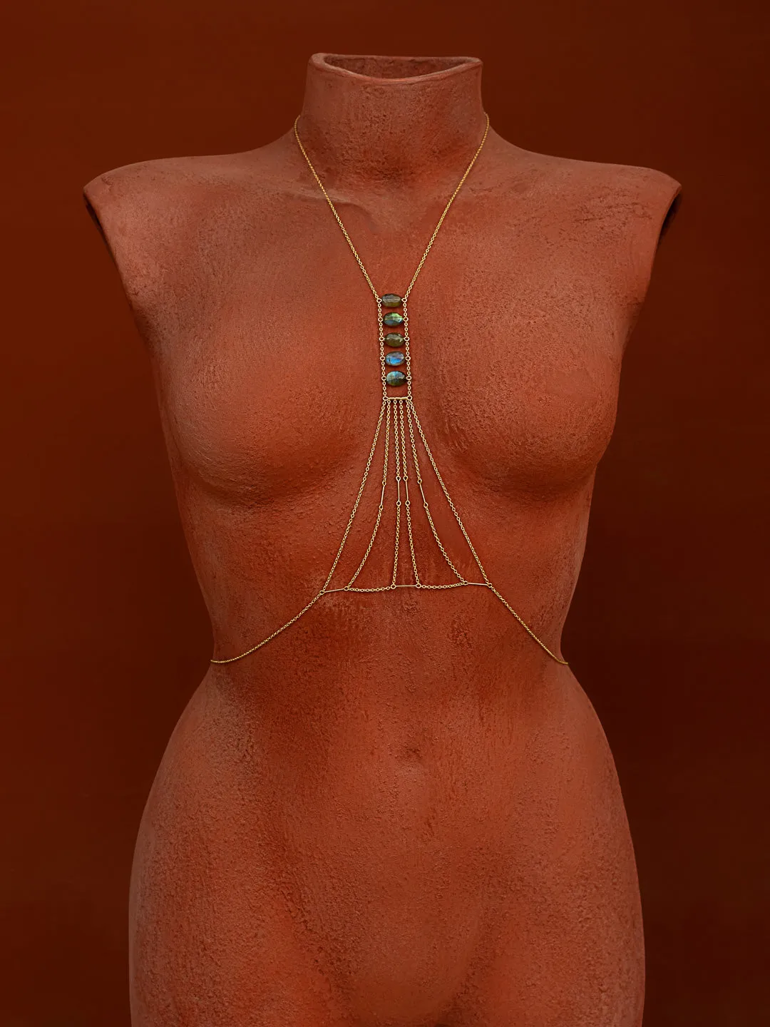 Heart Chakra Gemstone Body Chain