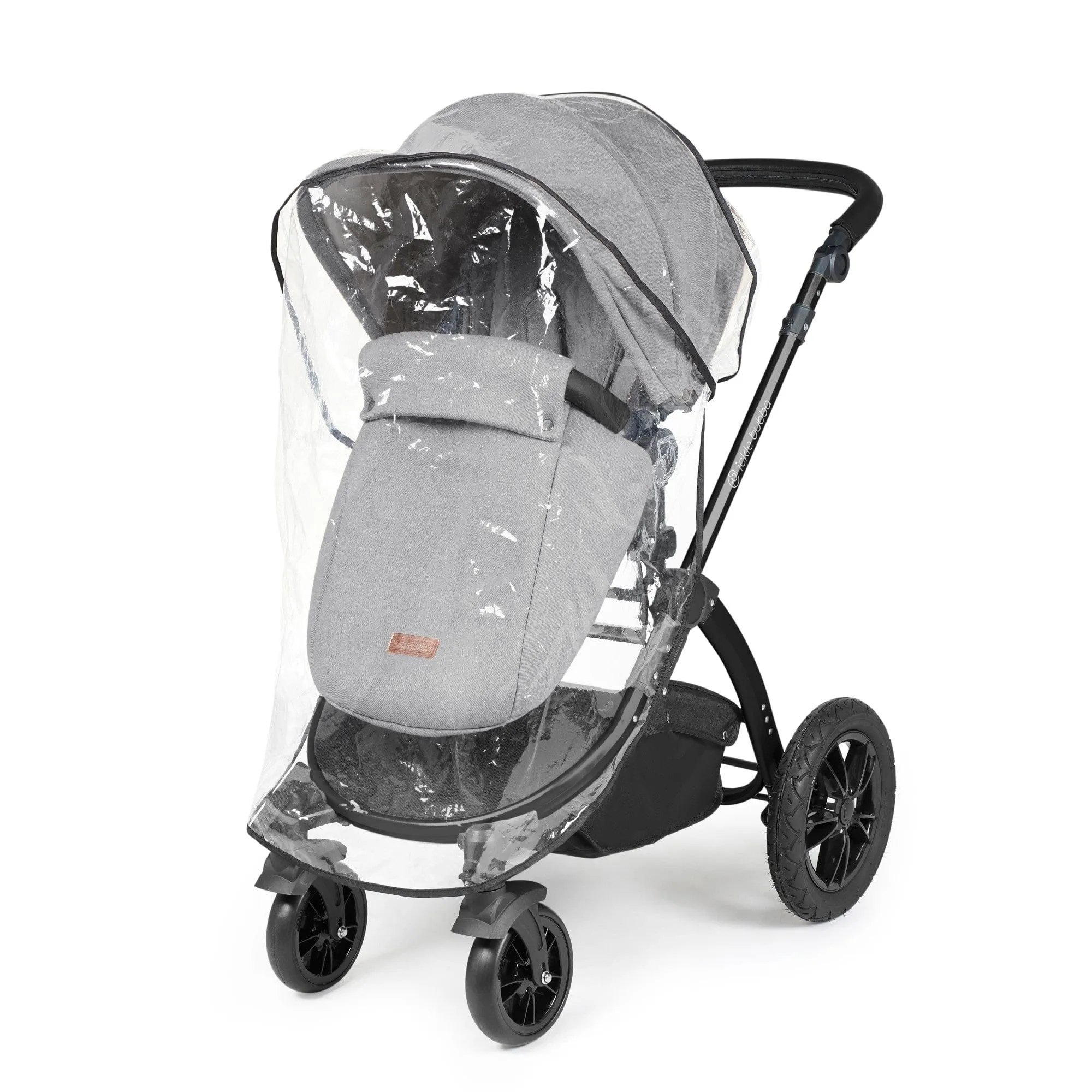 Ickle Bubba Stomp Luxe 3-in-1 I-Size Travel System - Black / Pearl Grey / Black