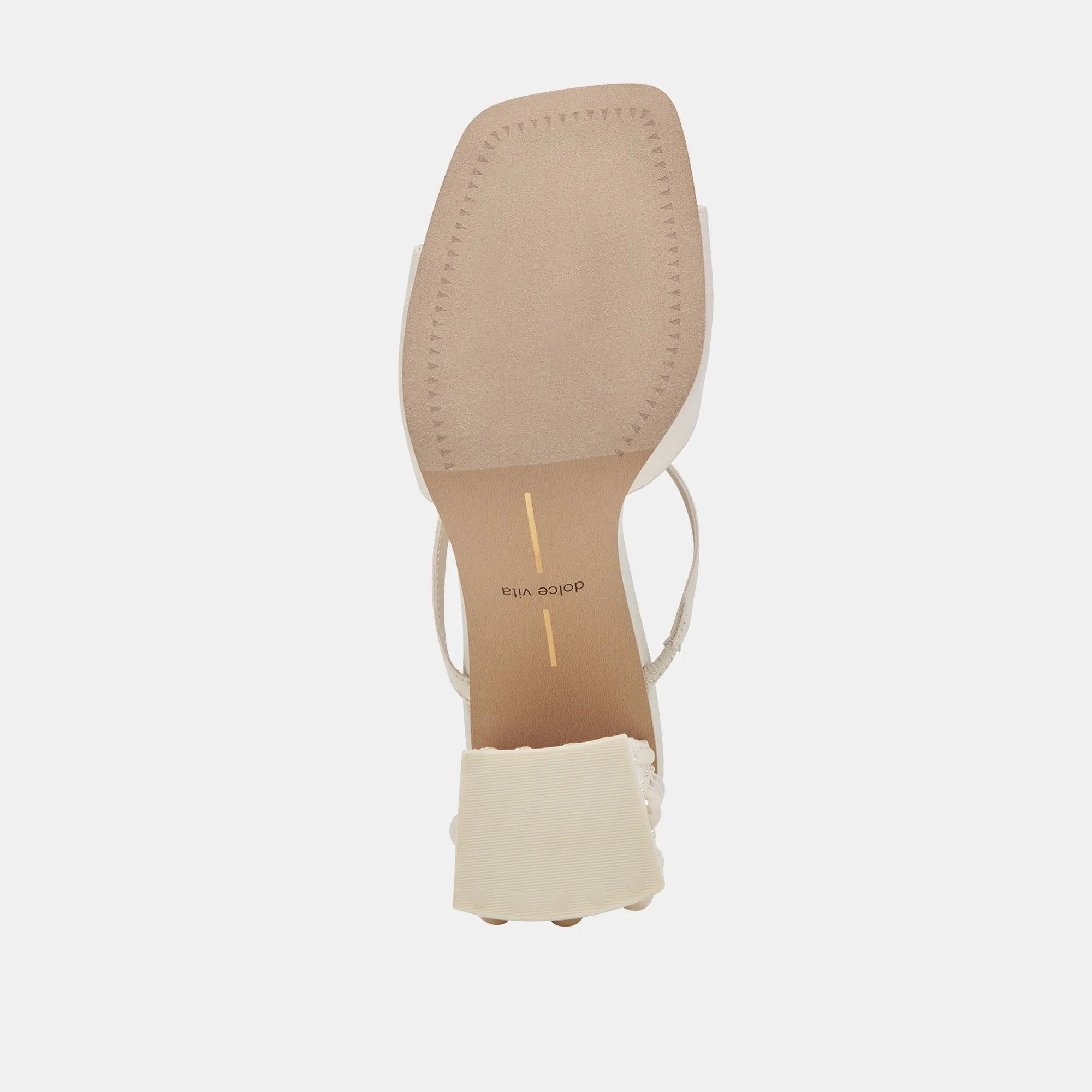 JEMMY PEARL HEELS VANILLA SILK