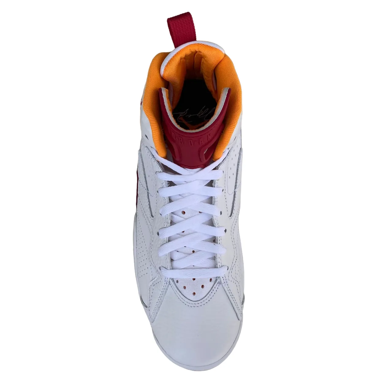 Jordan high top men's sneakers in leather Jumpman MVP DZ4475-168 white red cord