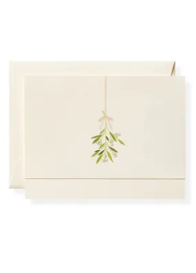 Karen Adams Mistletoe Note Card