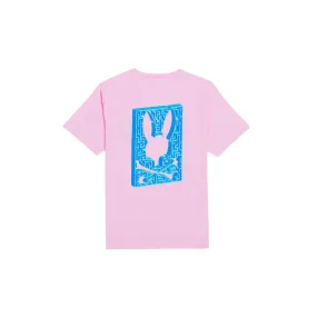 Kids Psycho Bunny Pisani Graphic Tee (Pure Pink)