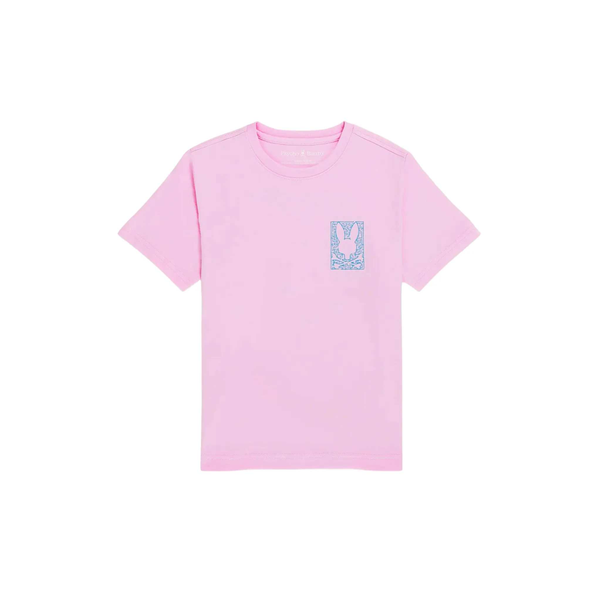 Kids Psycho Bunny Pisani Graphic Tee (Pure Pink)