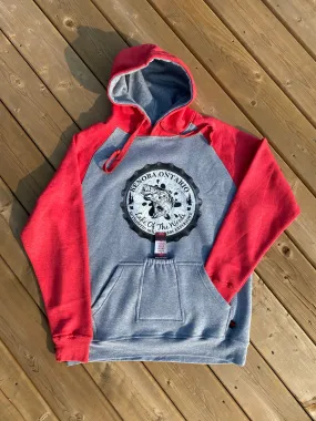 Lake of the Woods Beer Hoodie in Red