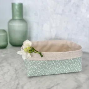 Large Mint Petals - Fabric Box