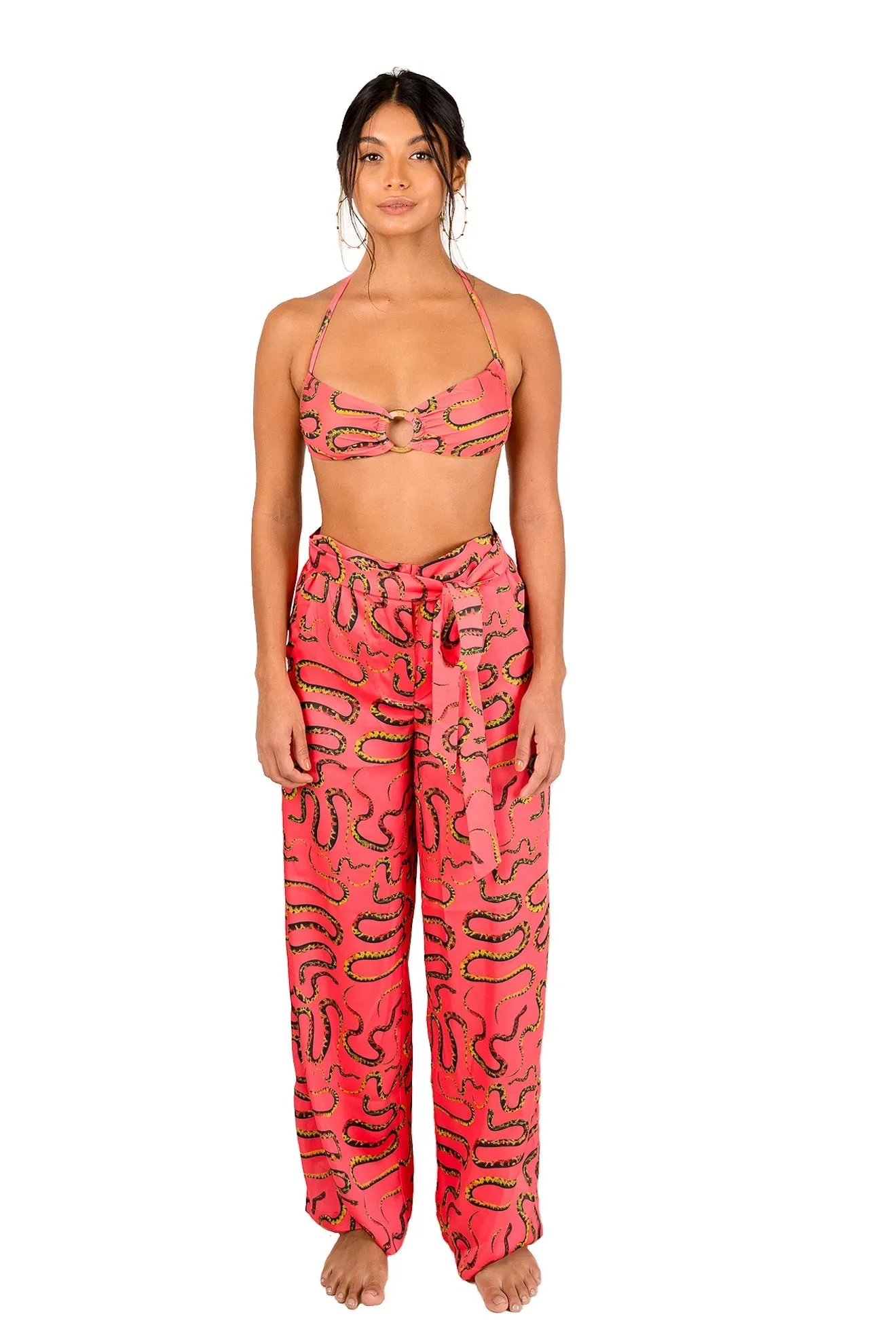 Lazo Pants Culebras Coral