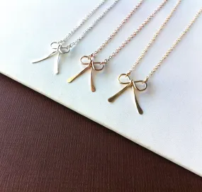 Little Bowtie Necklace