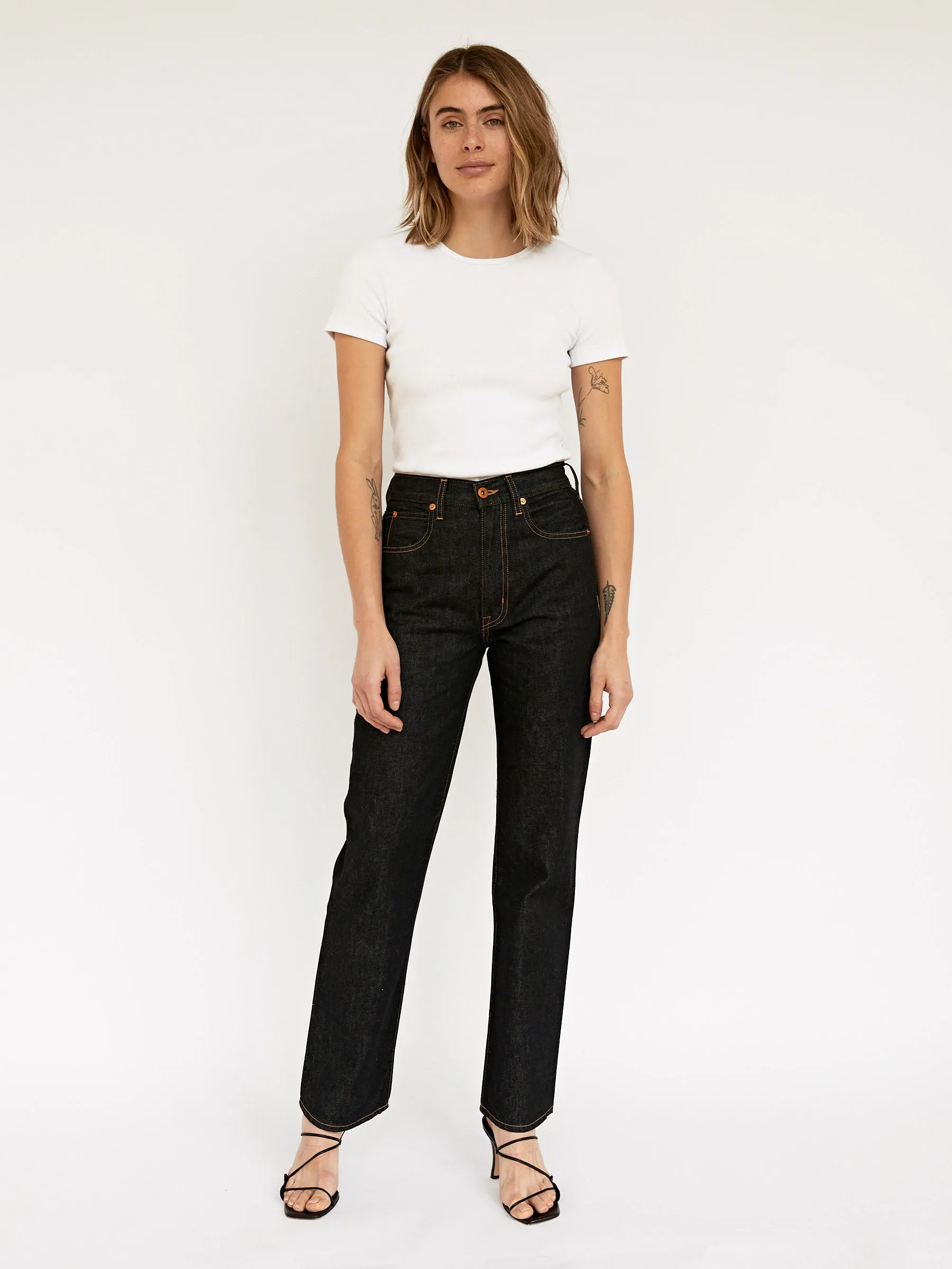 London High Rise Straight Leg Jean