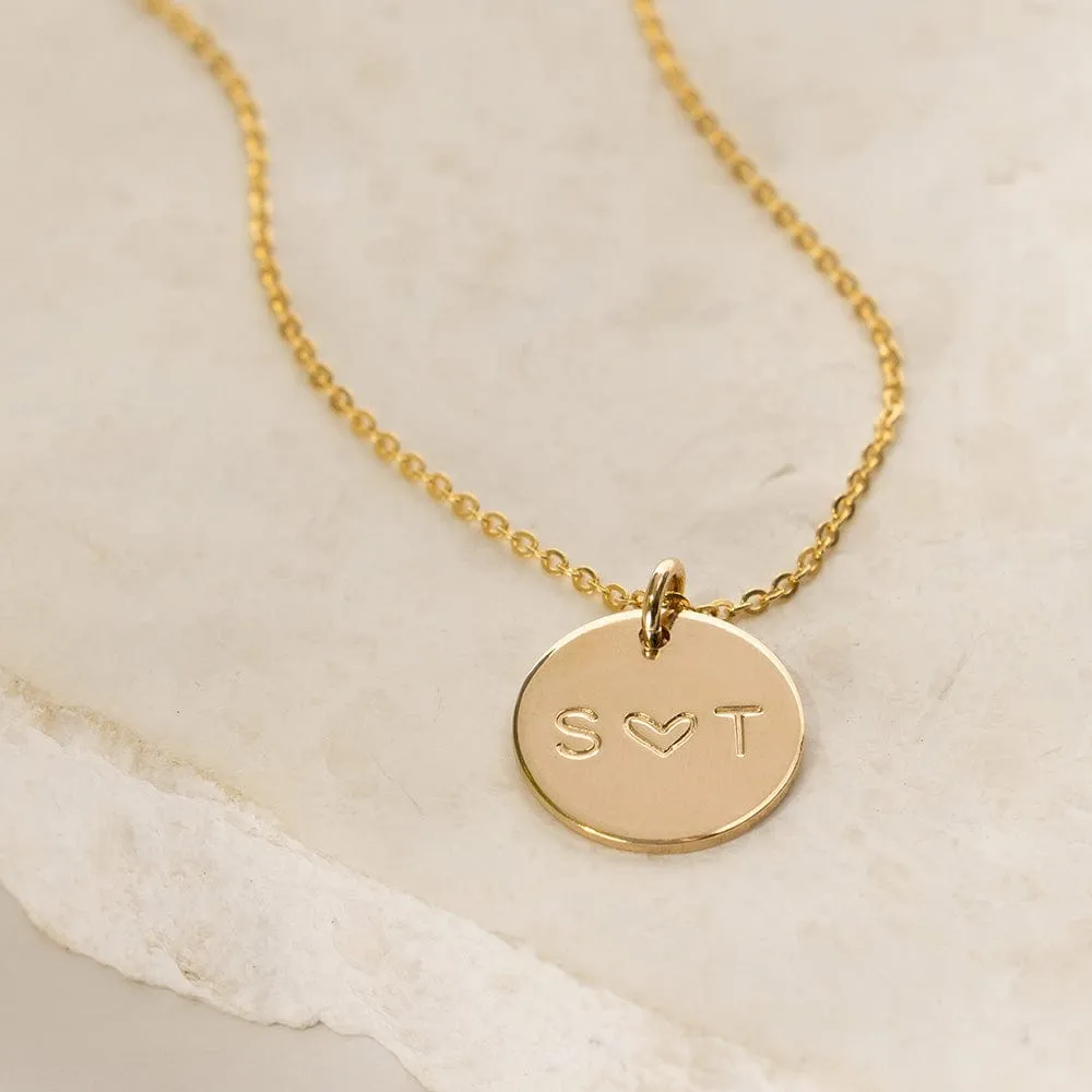 Love Disc Necklace