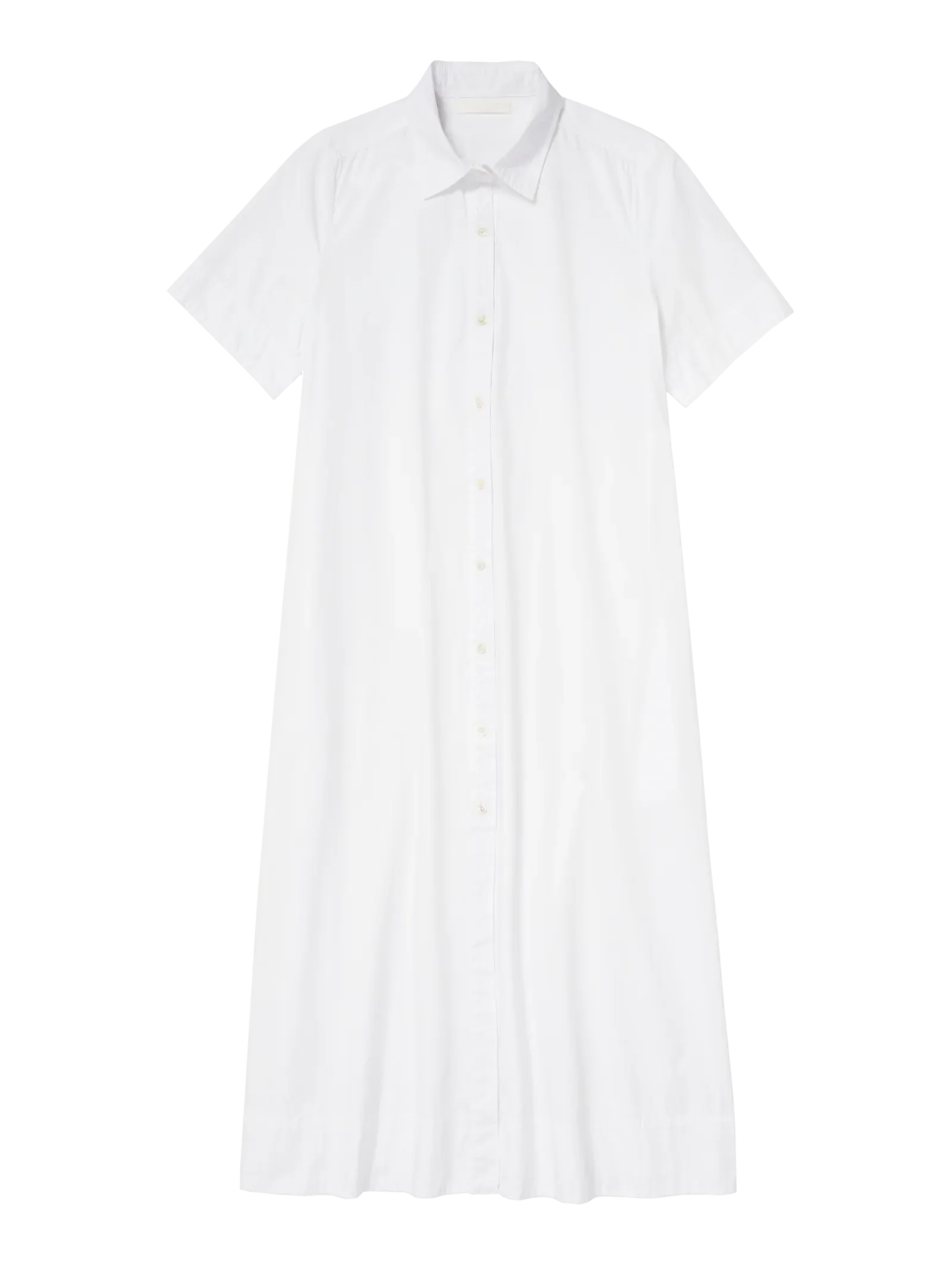 MARION CRISP POPLIN DRESS (WHITE) - WYETH