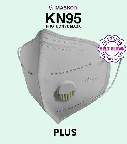 Maskon Adults KN95 Plus - Grey (10 Pack)