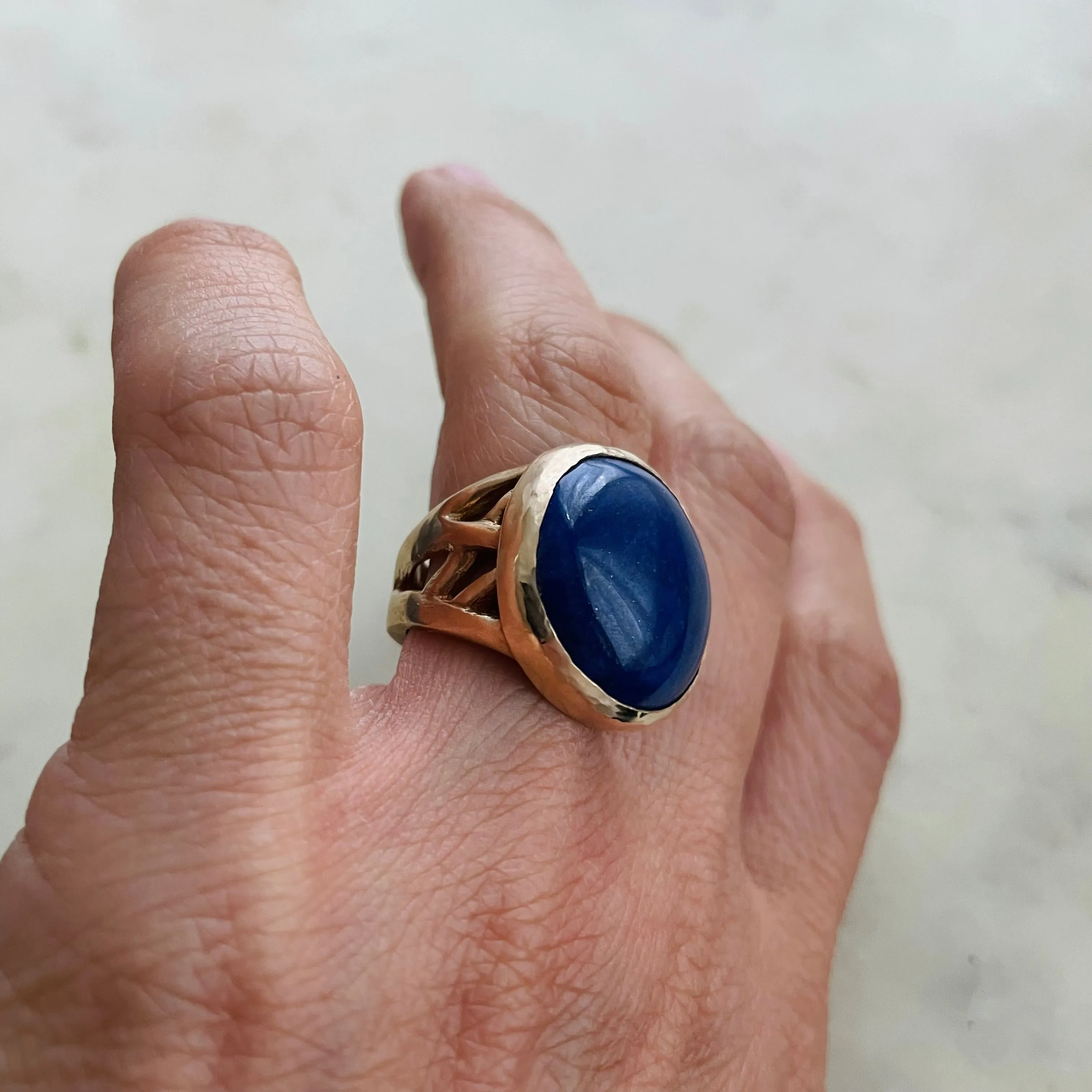 MOTHER TREE RING — LAPIS