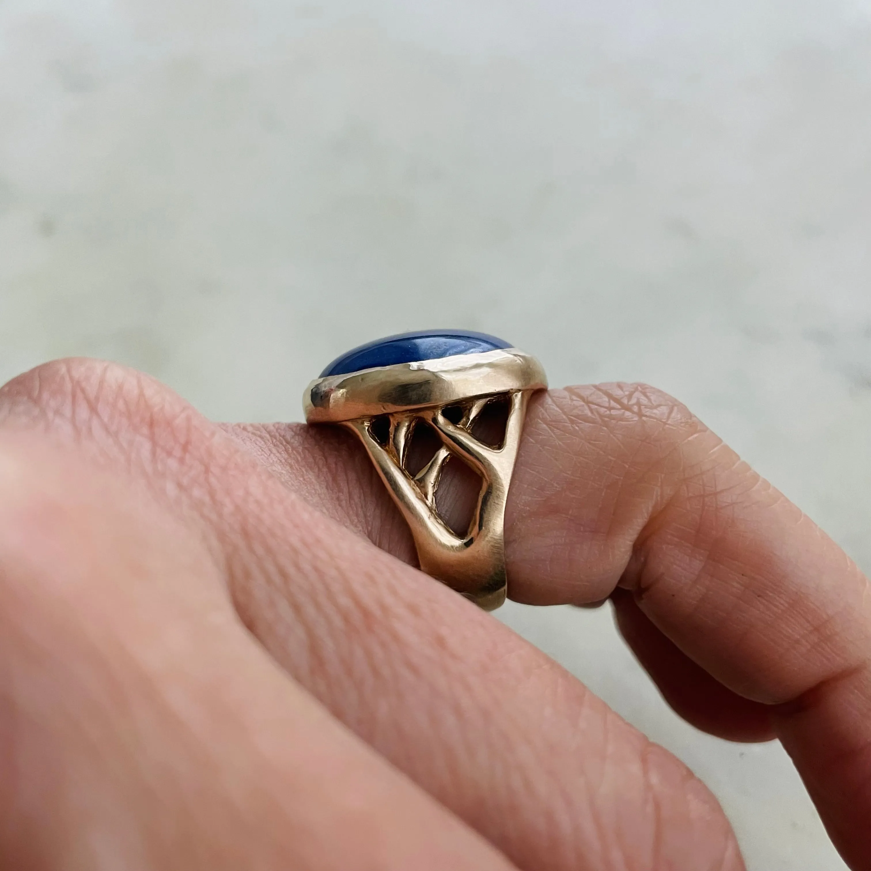 MOTHER TREE RING — LAPIS