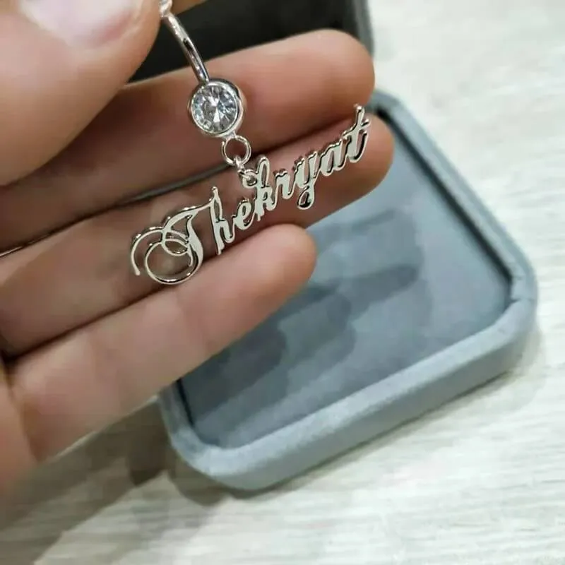 Name Belly Button Ring