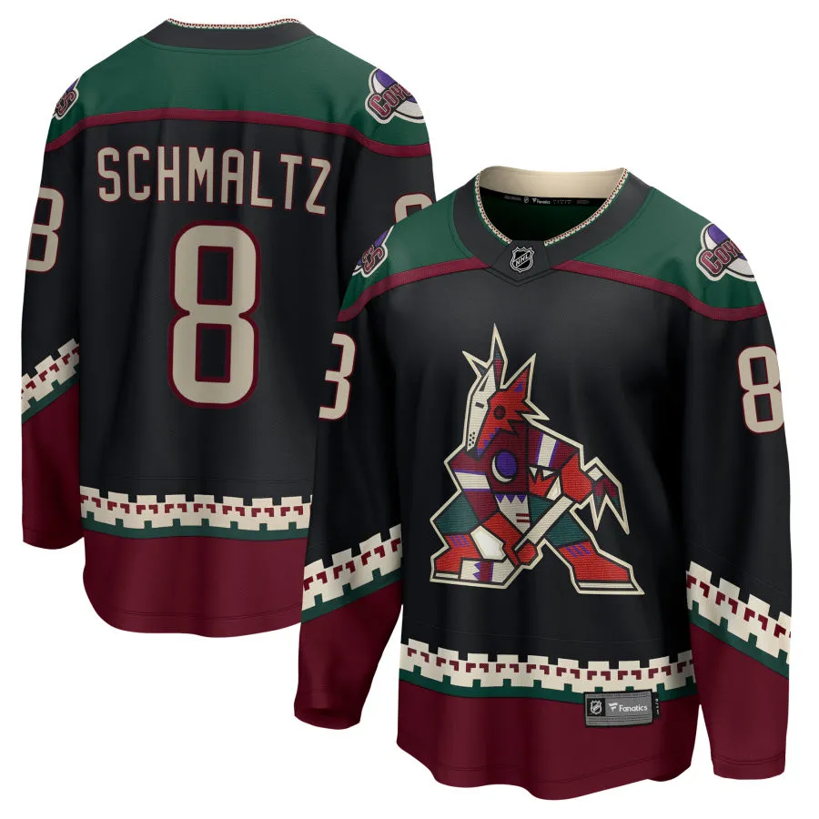 Nick Schmaltz Arizona Coyotes Fanatics Branded 2021/22 Home Breakaway Jersey - Black