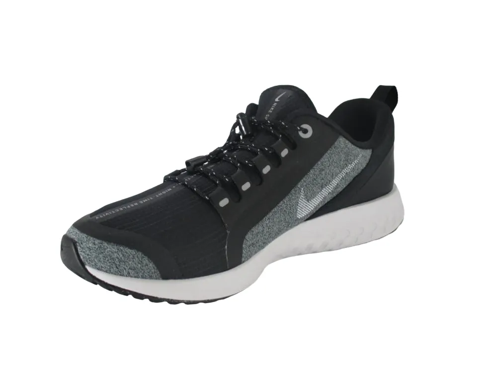 Nike Legend React Shield AV4048 001 black gray boys running shoe