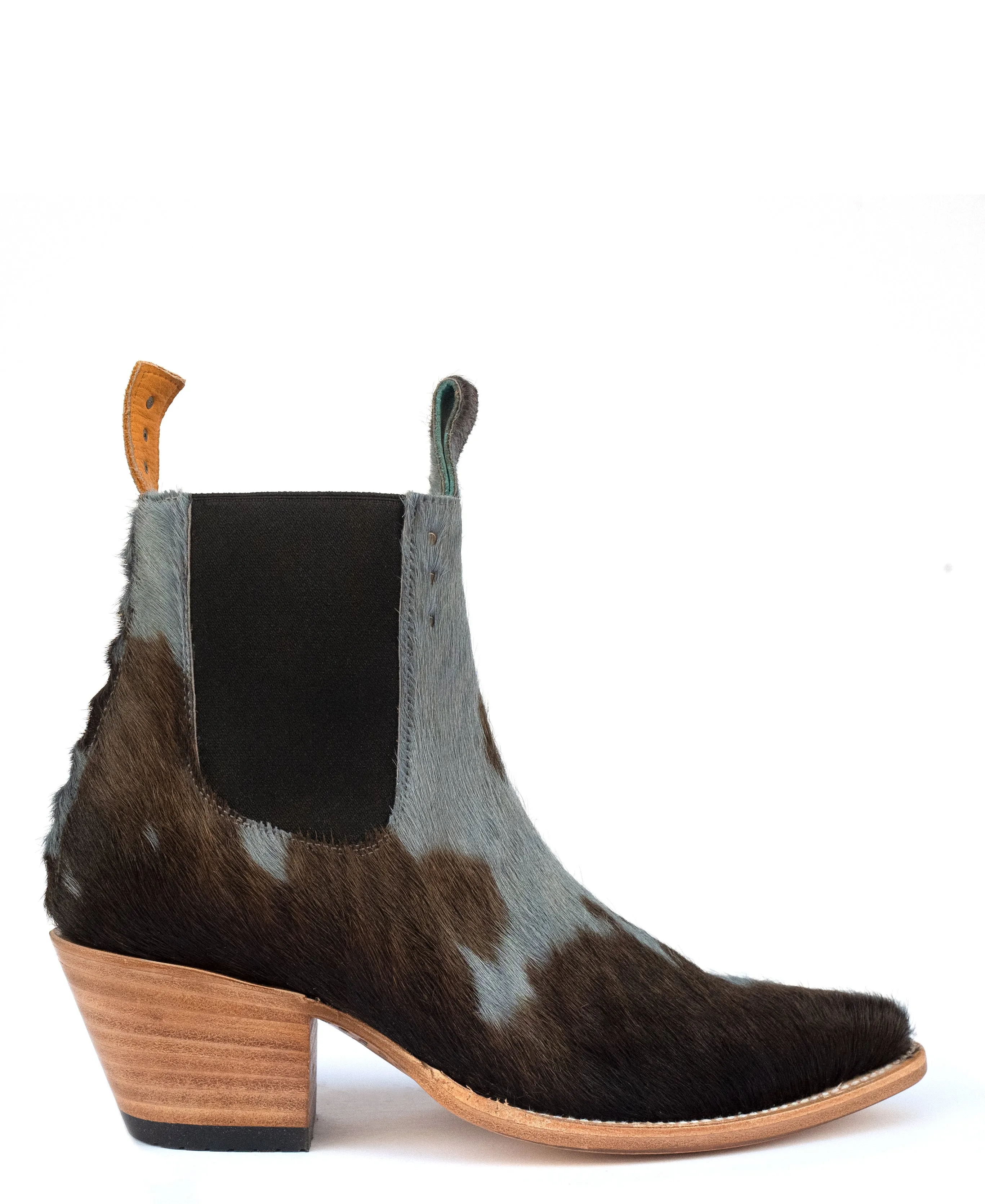 No.1001 FREEWAY chelsea boot deep dusk fur women's