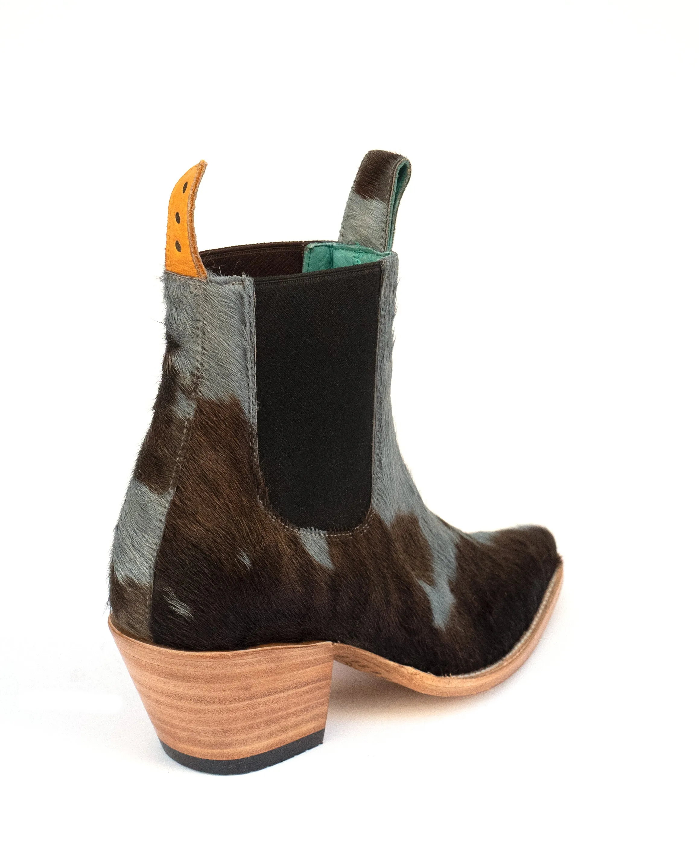 No.1001 FREEWAY chelsea boot deep dusk fur women's